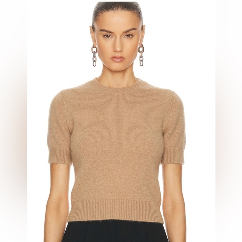 Quince 100% Cashmere short sleeve sweater
